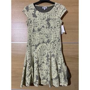 Shelby & Palmer Dress - Women’s Sz L - Pleated Flair Cap Sleeve NWT